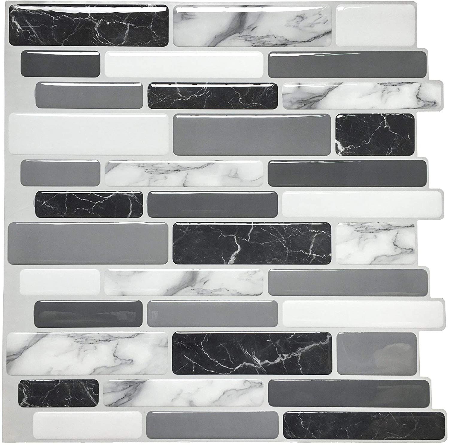 Art3d Peel and Stick Wall Tile for Kitchen Backsplash, 12