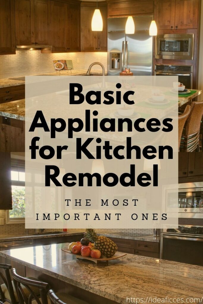Basic Appliances for Kitchen Remodel – The Most Important Ones
