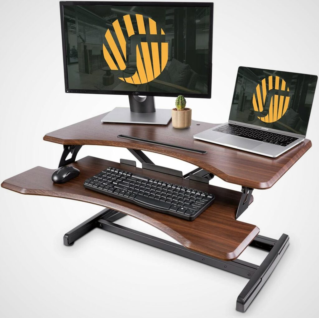 Fezibo Ergonomic Standing Desk with Adjustable Height