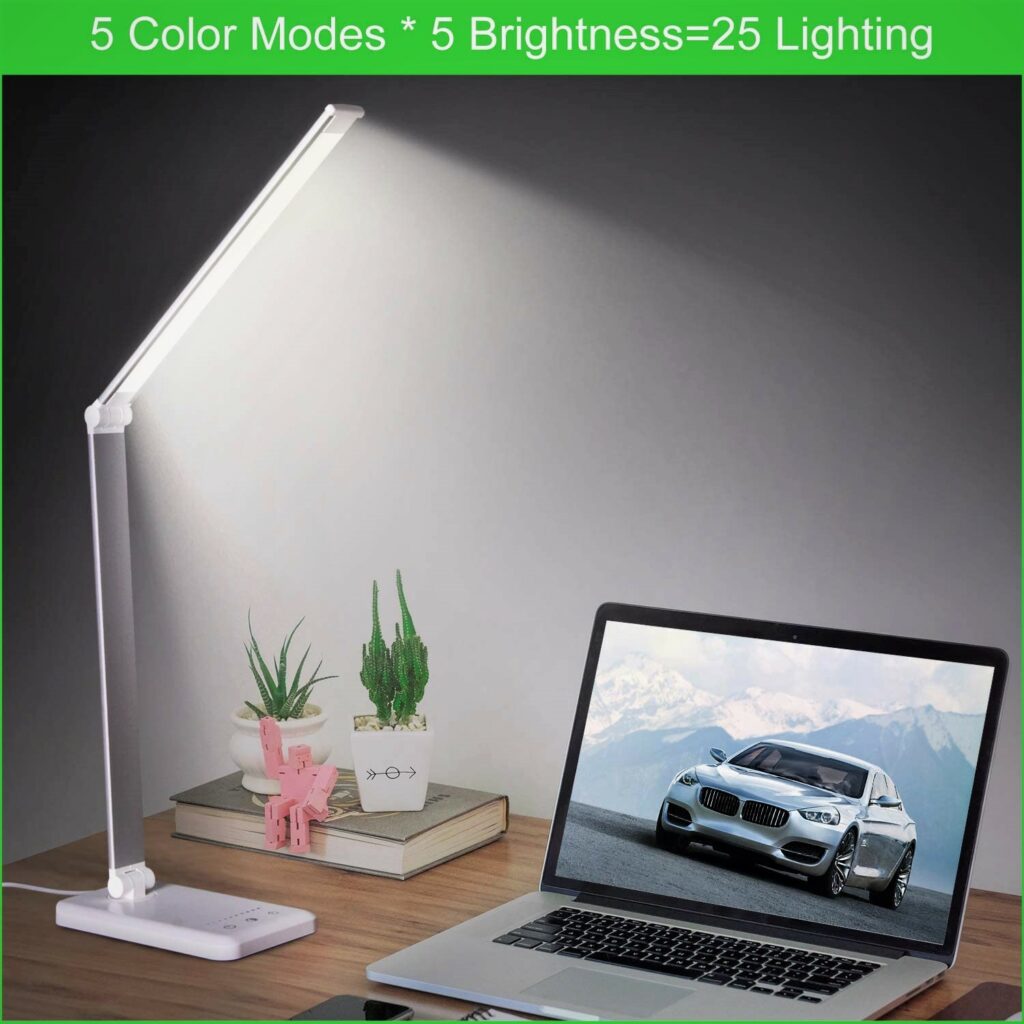 Himigo Foldable Stepless Dimmable LED Office Desk Lamp