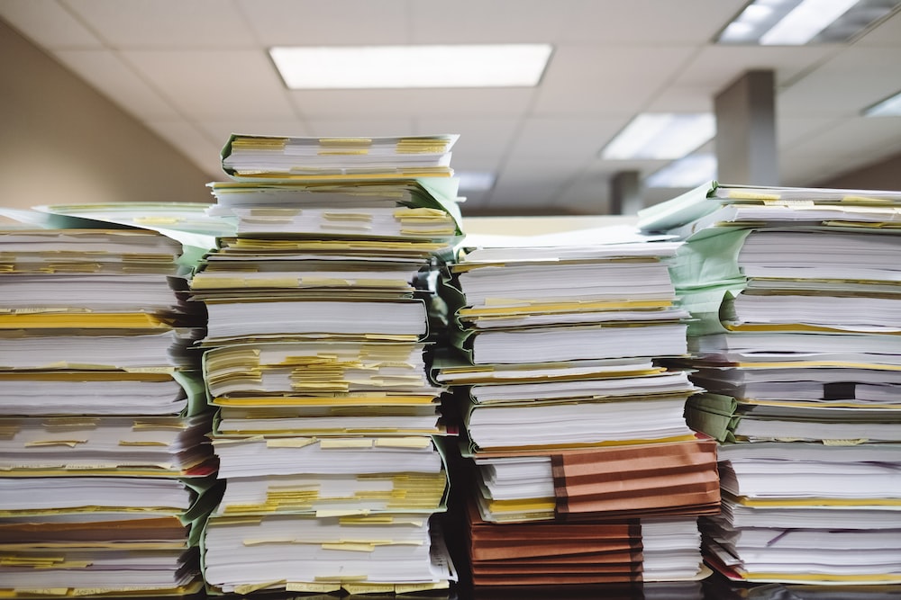 How do I set up an office filing system?
