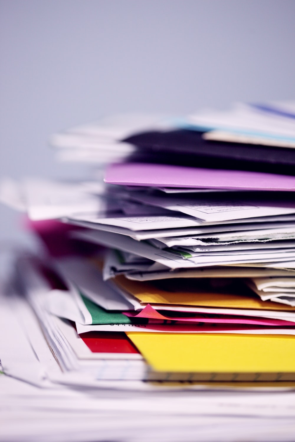 How do you organize bills and mail?