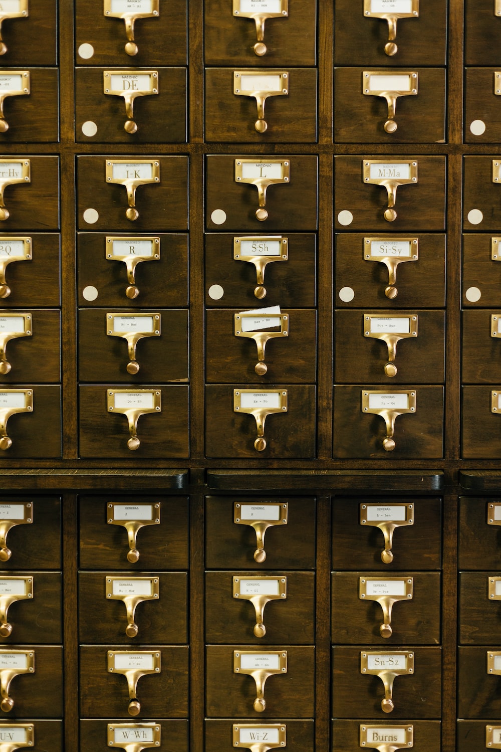 What are the 3 types of filing systems?
